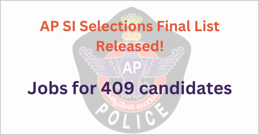 AP SI Selections Final List