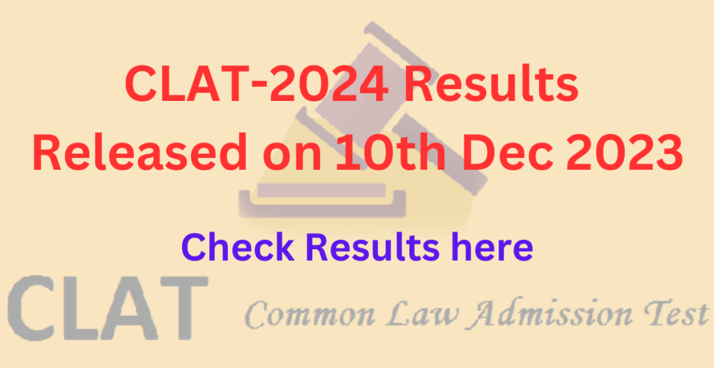 CLAT 2024 Results