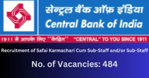 Central Bank of India Recruitment
