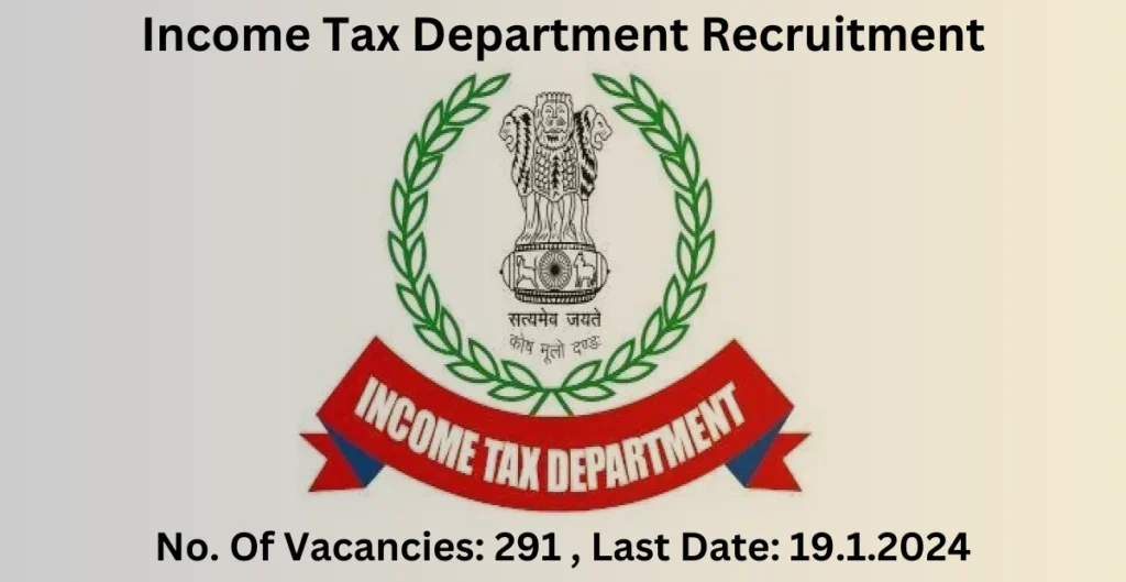 Income Tax Department Recruitment