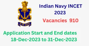 Indian Navy INCET 2023