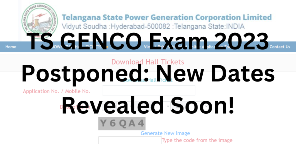 TS GENCO Exam 2023 Postponed