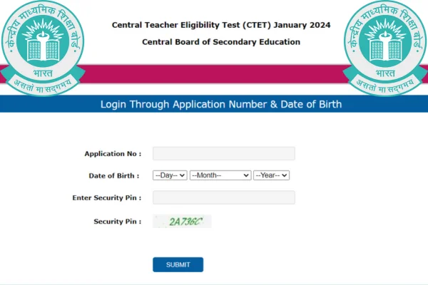 CBSE CTET Admit Cards