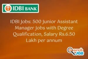 Junior Assistant Manager