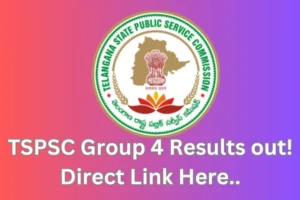 TSPSC Group 4 Results